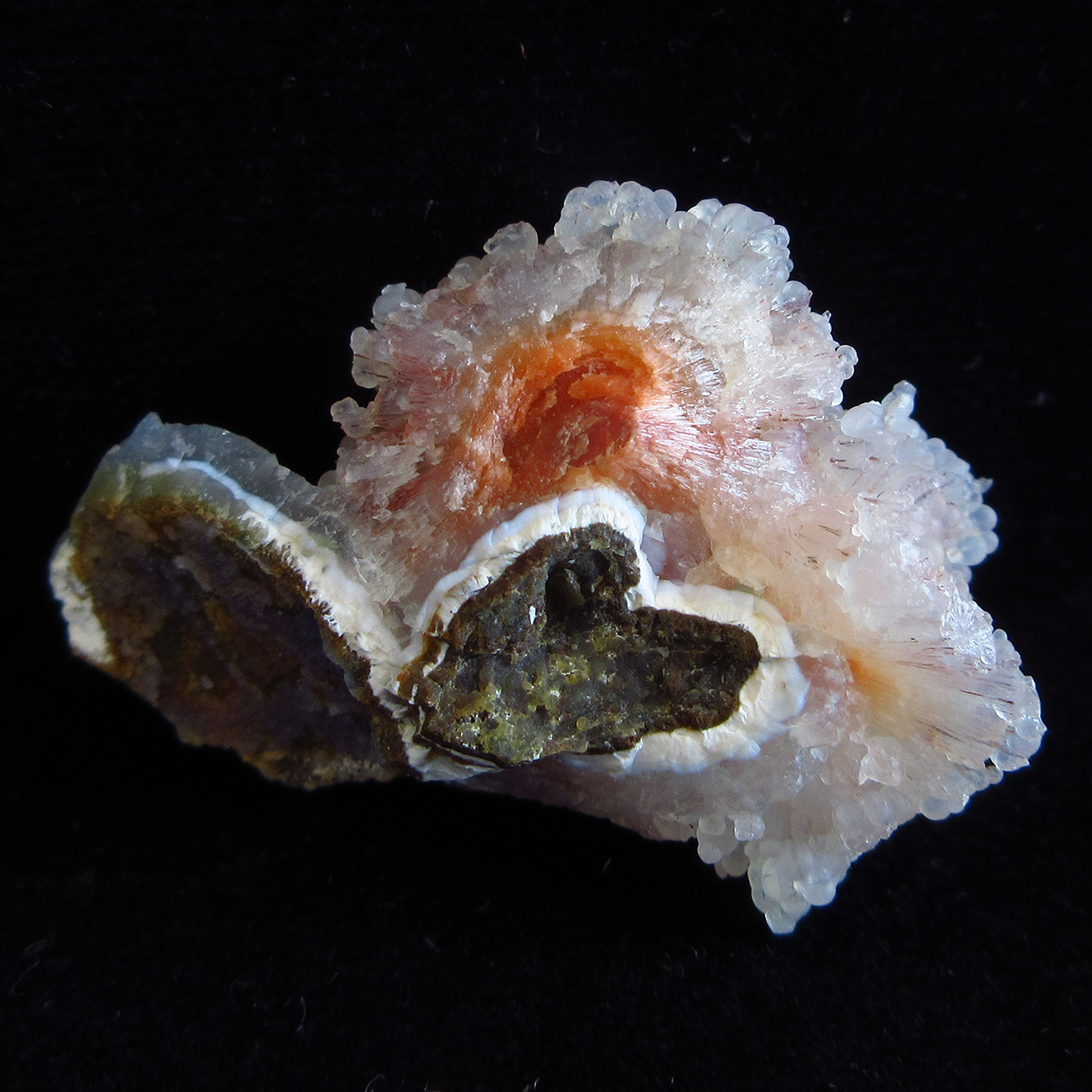 Scolecite With Chalcedony