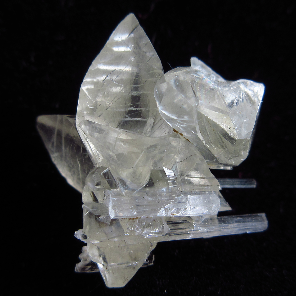 Scolecite With Calcite