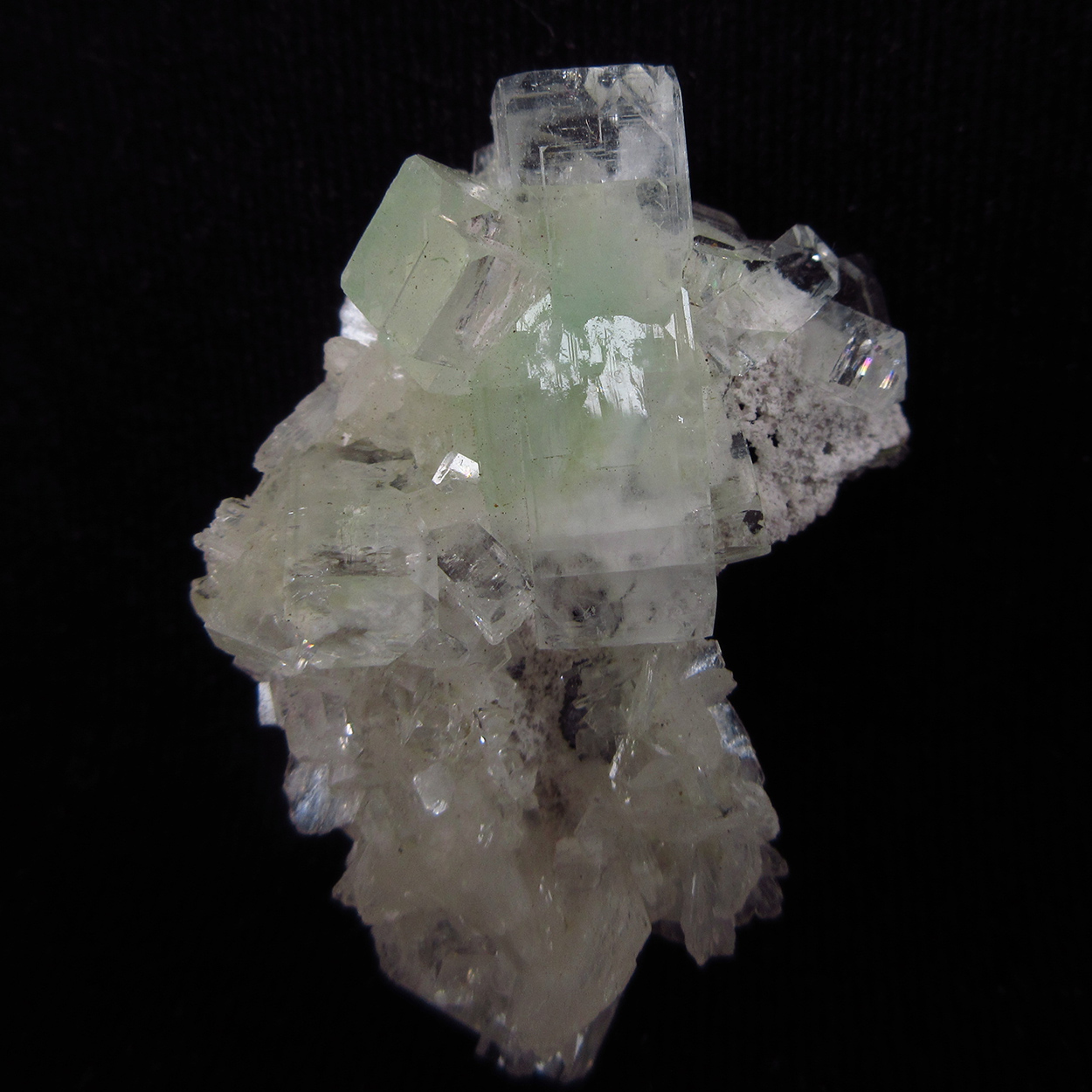 Apophyllite With Stilbite & Chalcedony