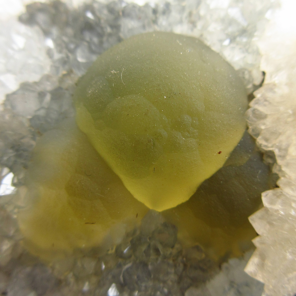 Fluorite On Quartz