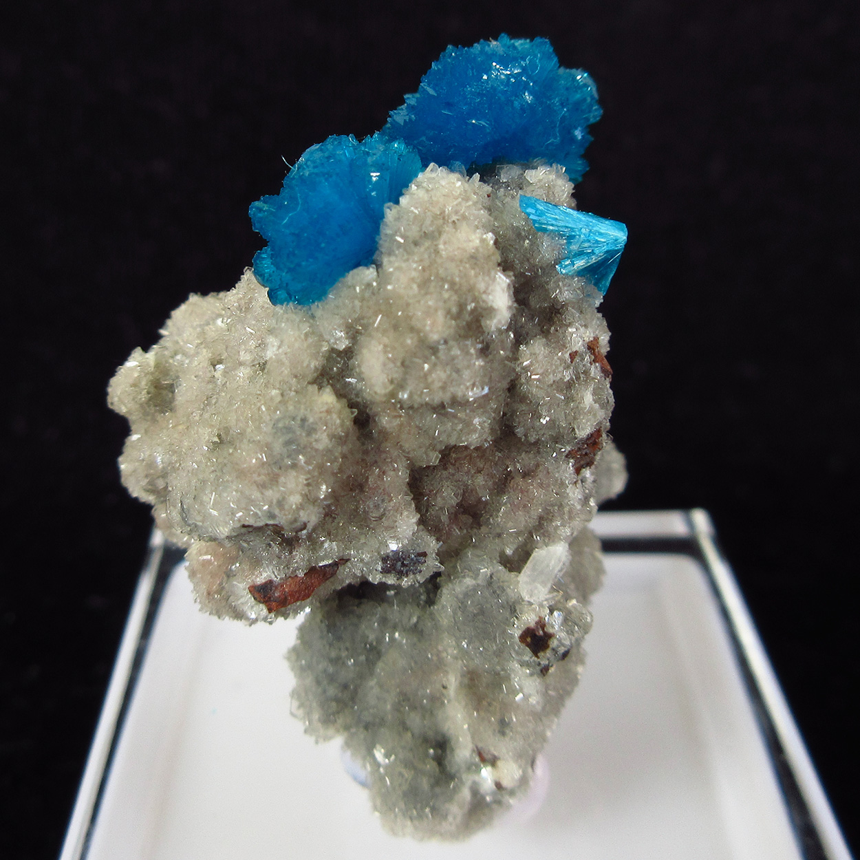 Cavansite On Heulandite