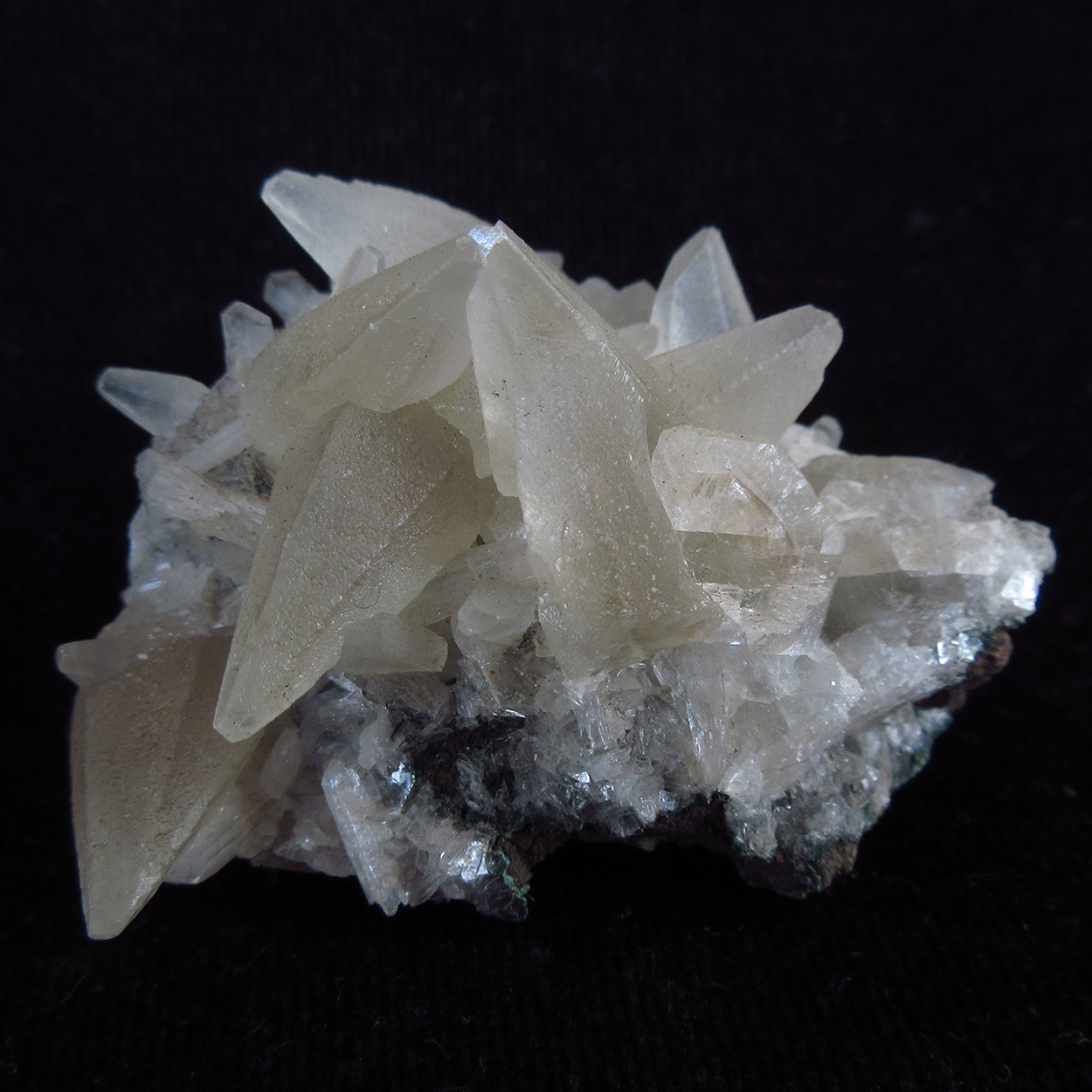 Calcite On Heulandite