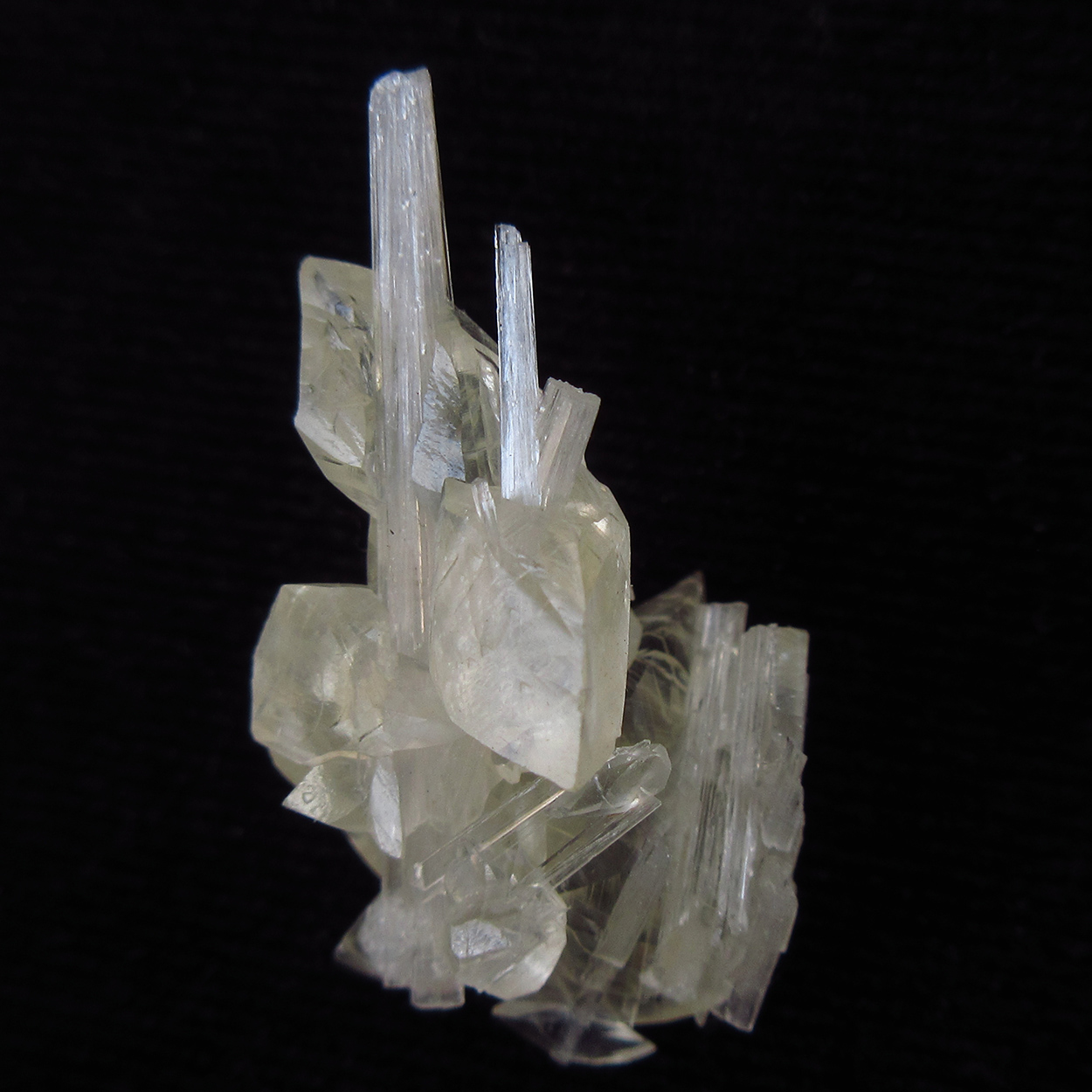 Calcite On Scolecite