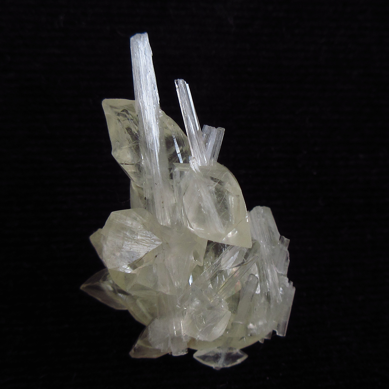 Calcite On Scolecite