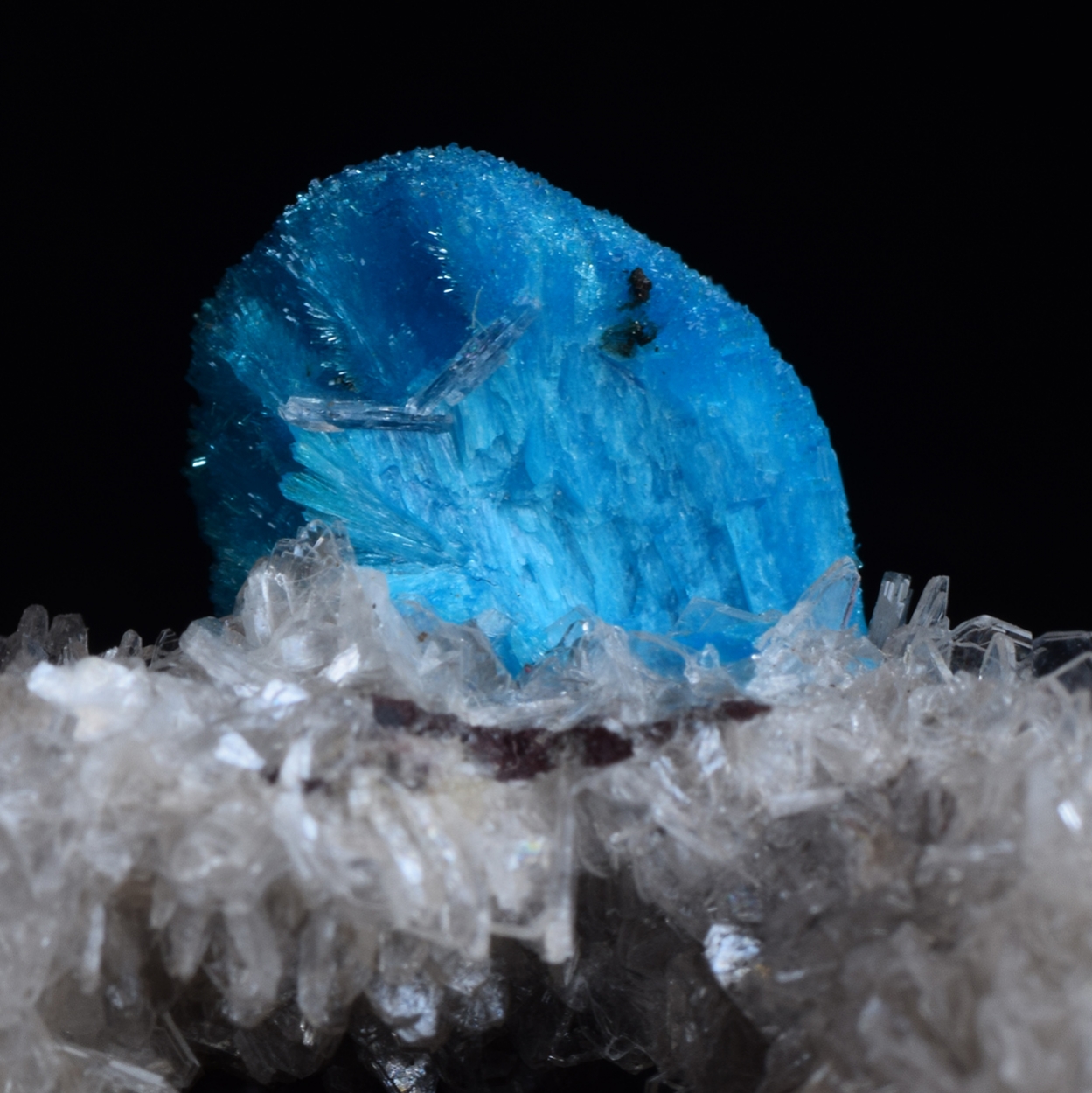 Cavansite On Heulandite