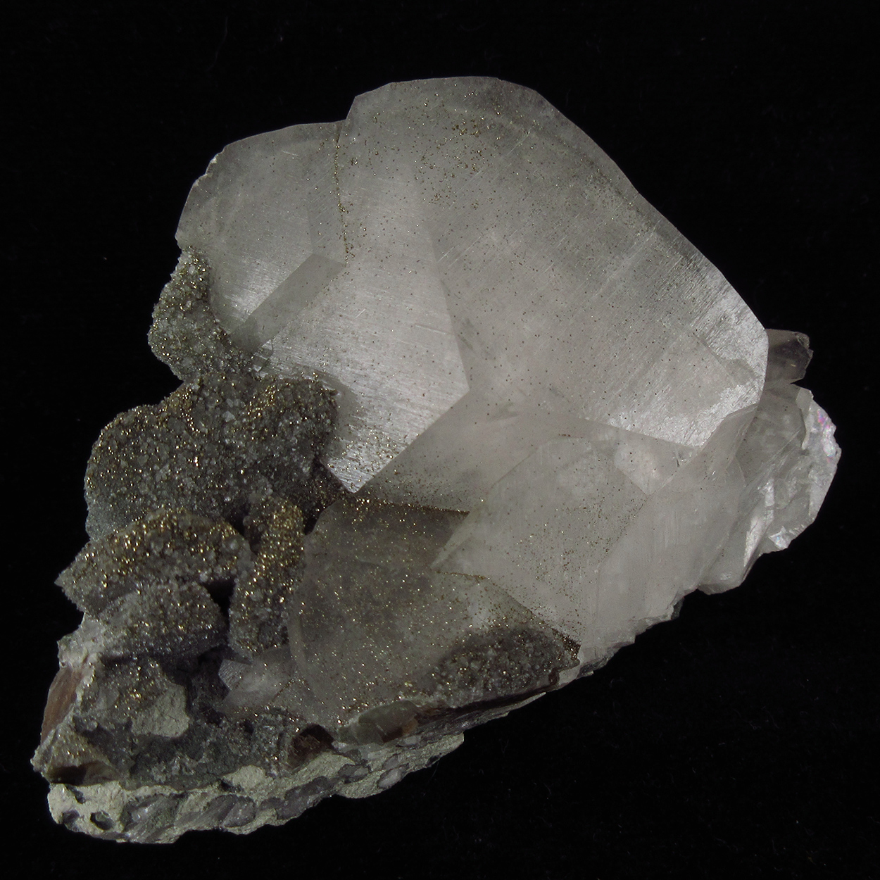 Calcite With Pyrite