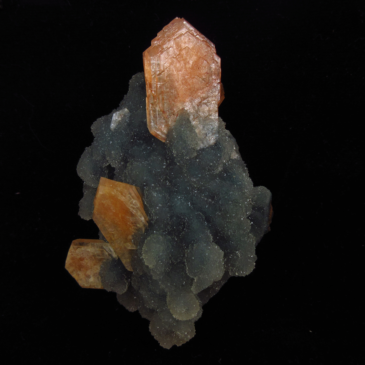 Stilbite On Chalcedony