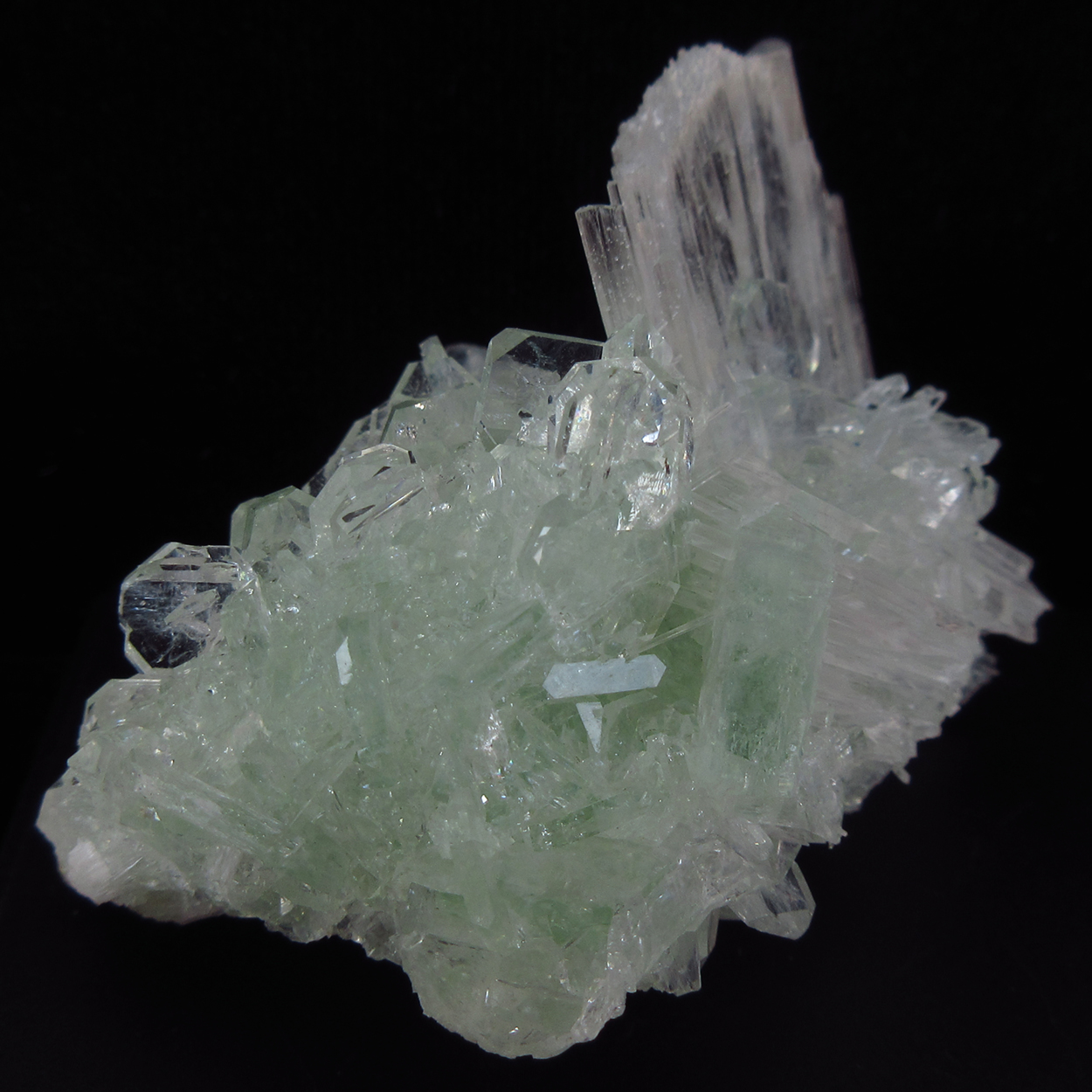 Apophyllite On Scolecite