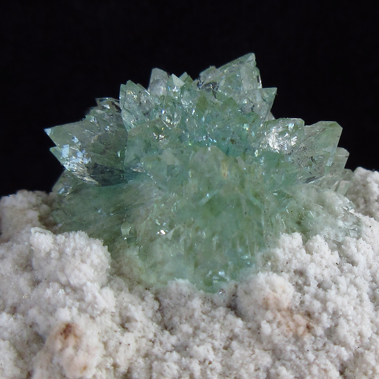 Apophyllite On Chalcedony