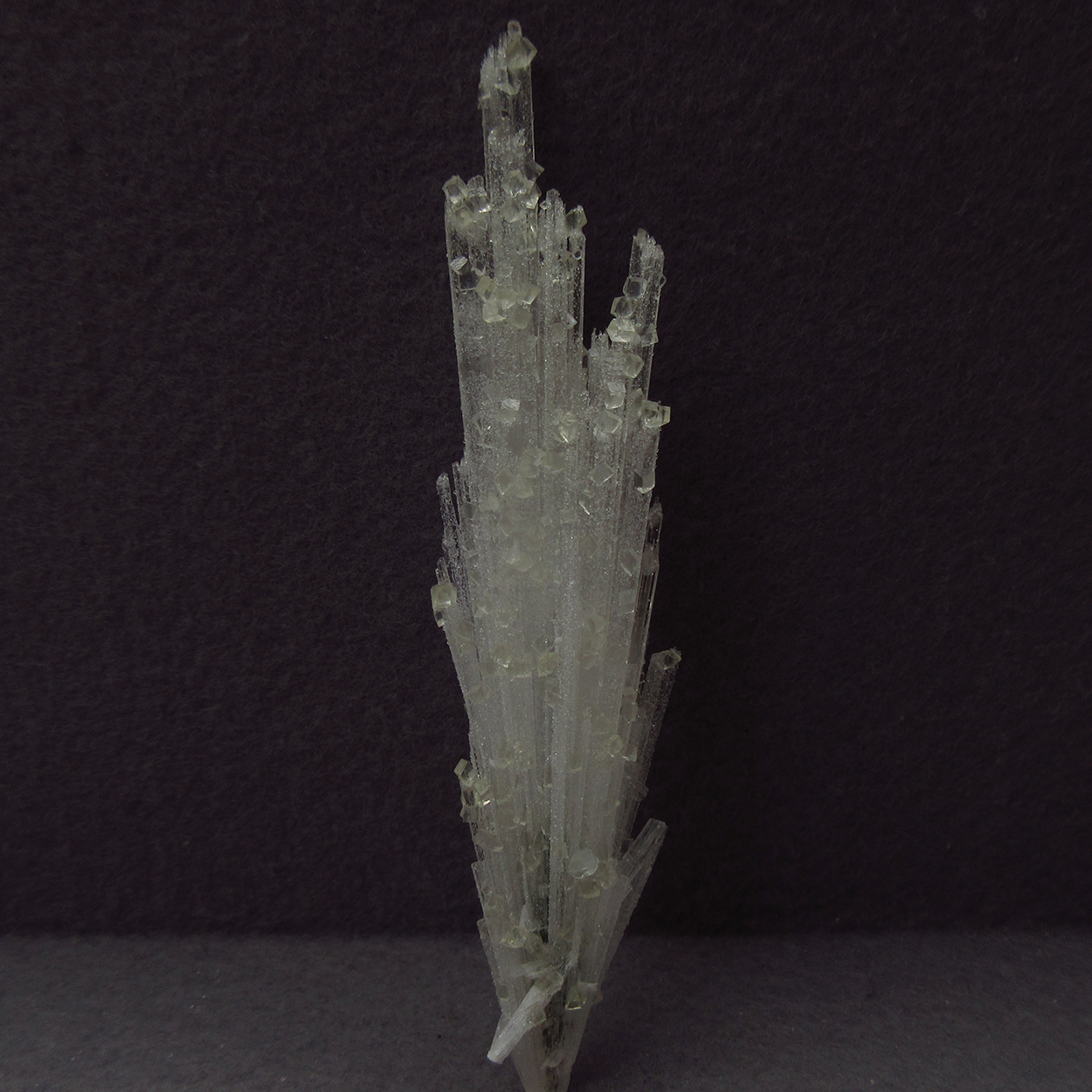 Scolecite With Calcite