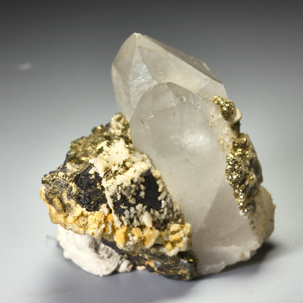 Quartz & Wolframite