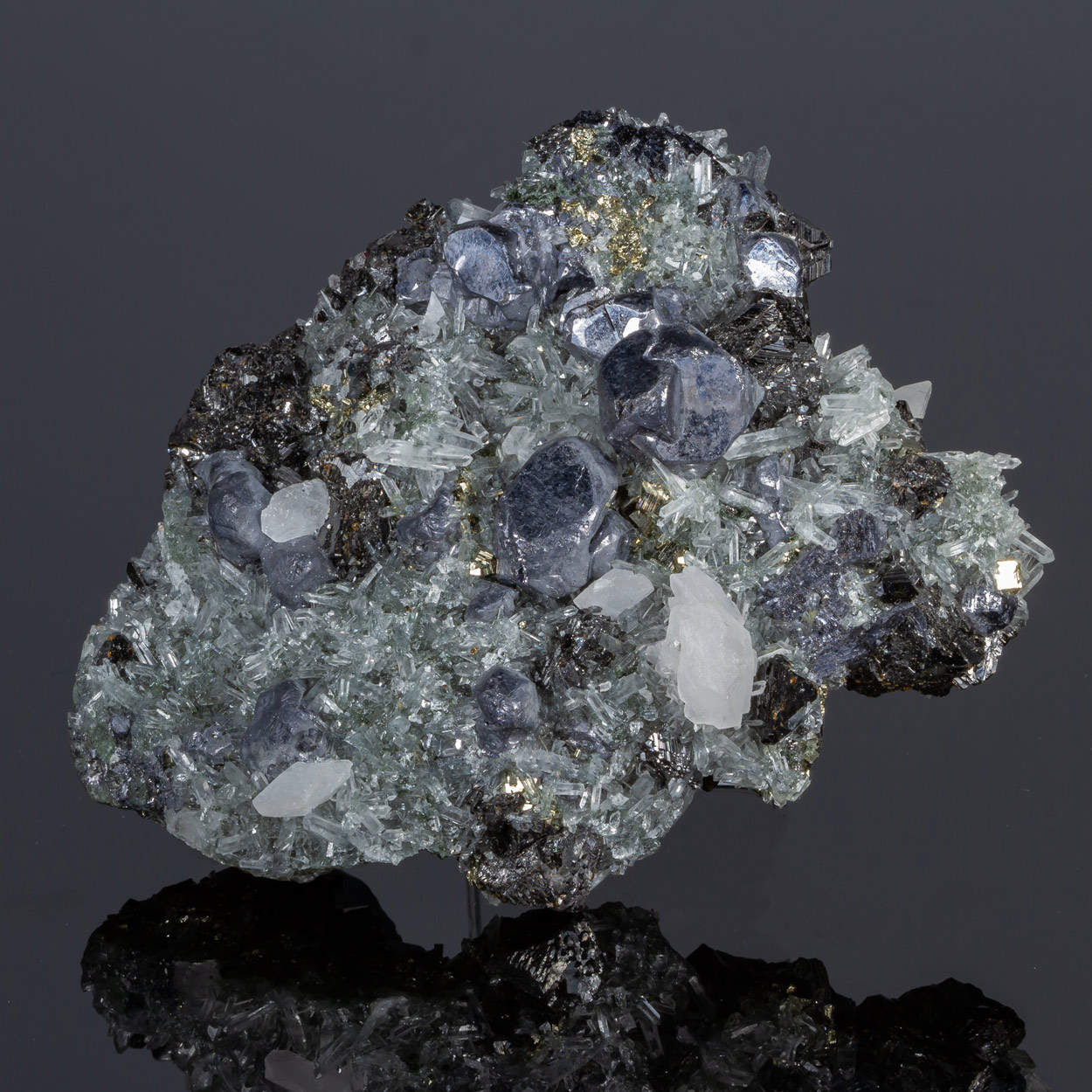 Pyrite Sphalerite Galena & Calcite