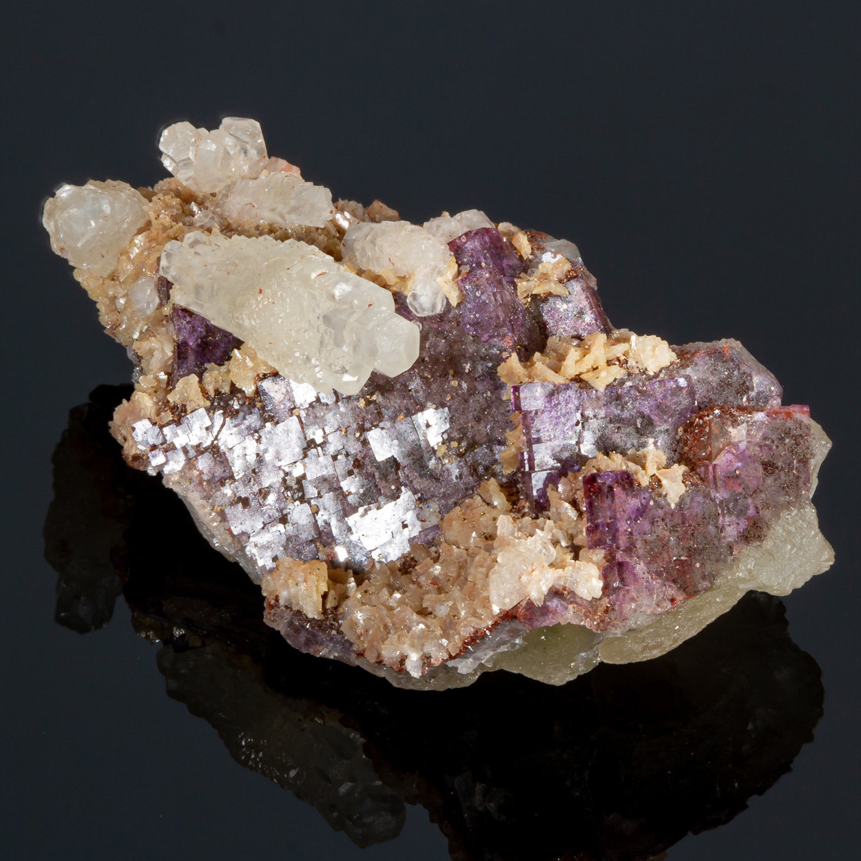 Fluorite Dolomite & Calcite