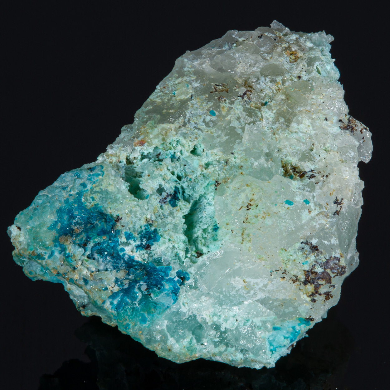 Kipushite & Veszelyite On Quartz