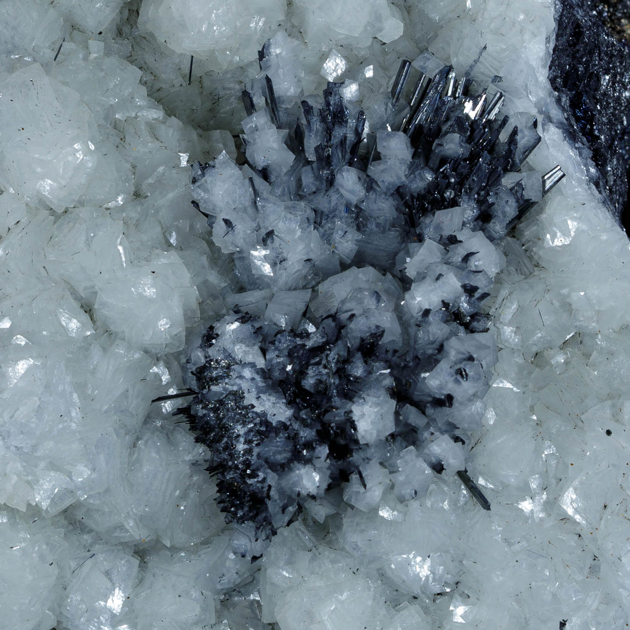 Stibnite Berthierite & Calcite