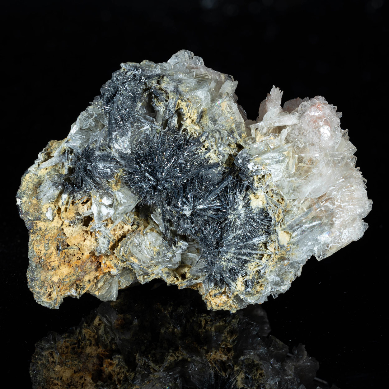 Baryte On Stibnite