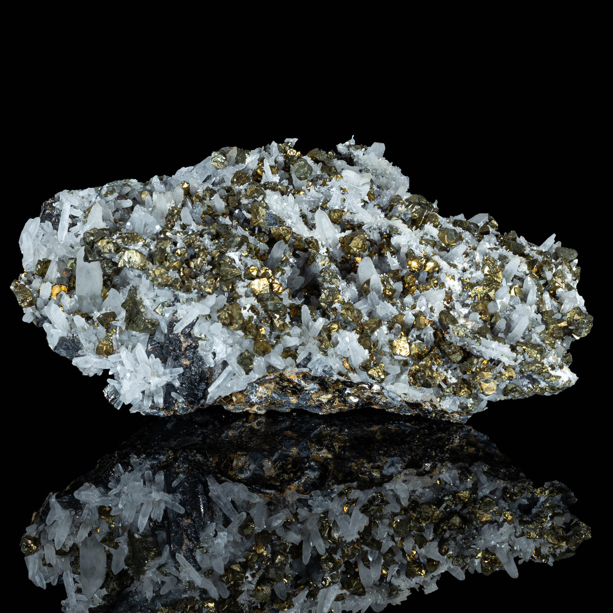 Chalcopyrite & Quartz