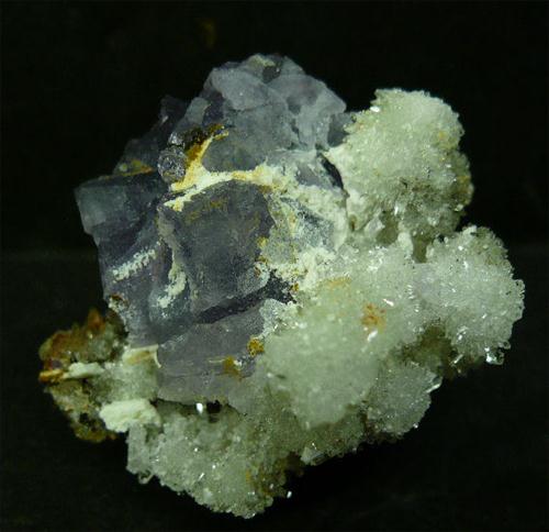 Fluorite With Hemimorphite