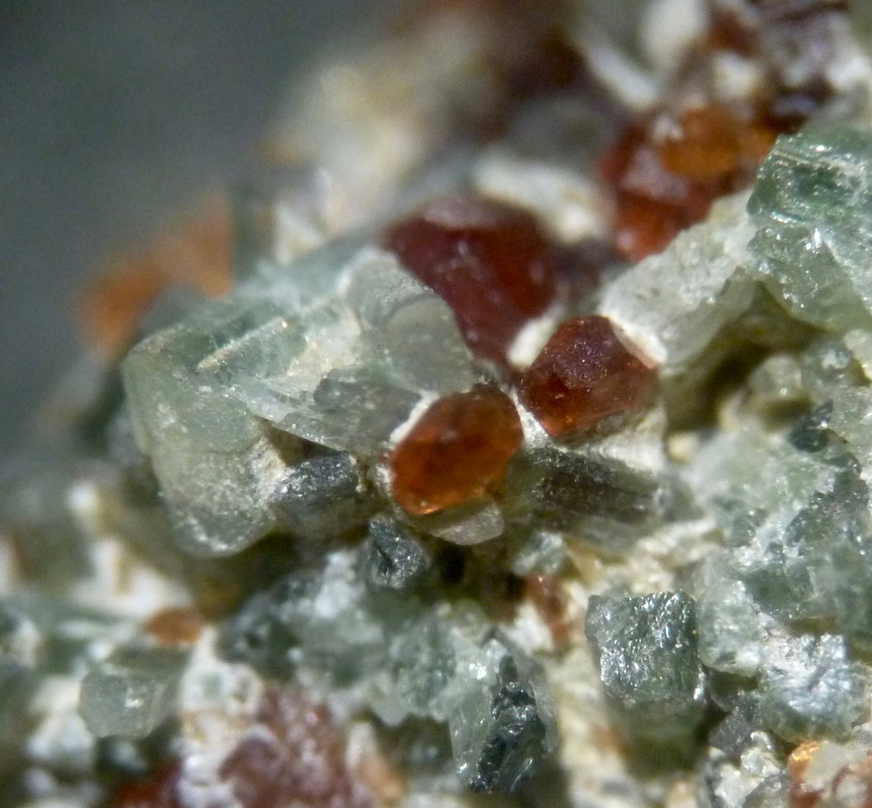 Hessonite & Diopside