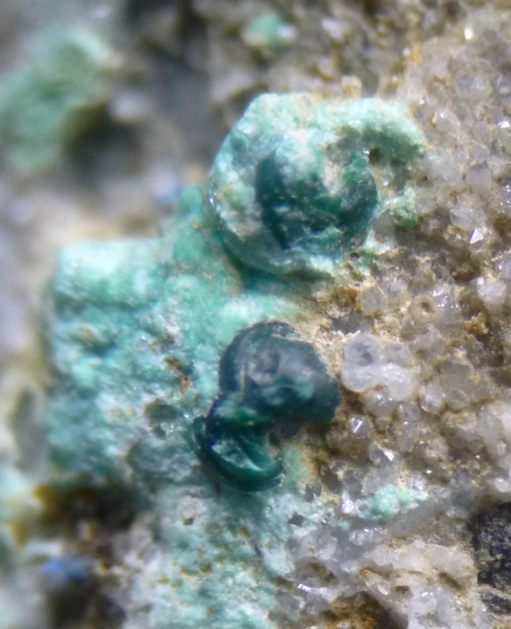 Linarite & Malachite