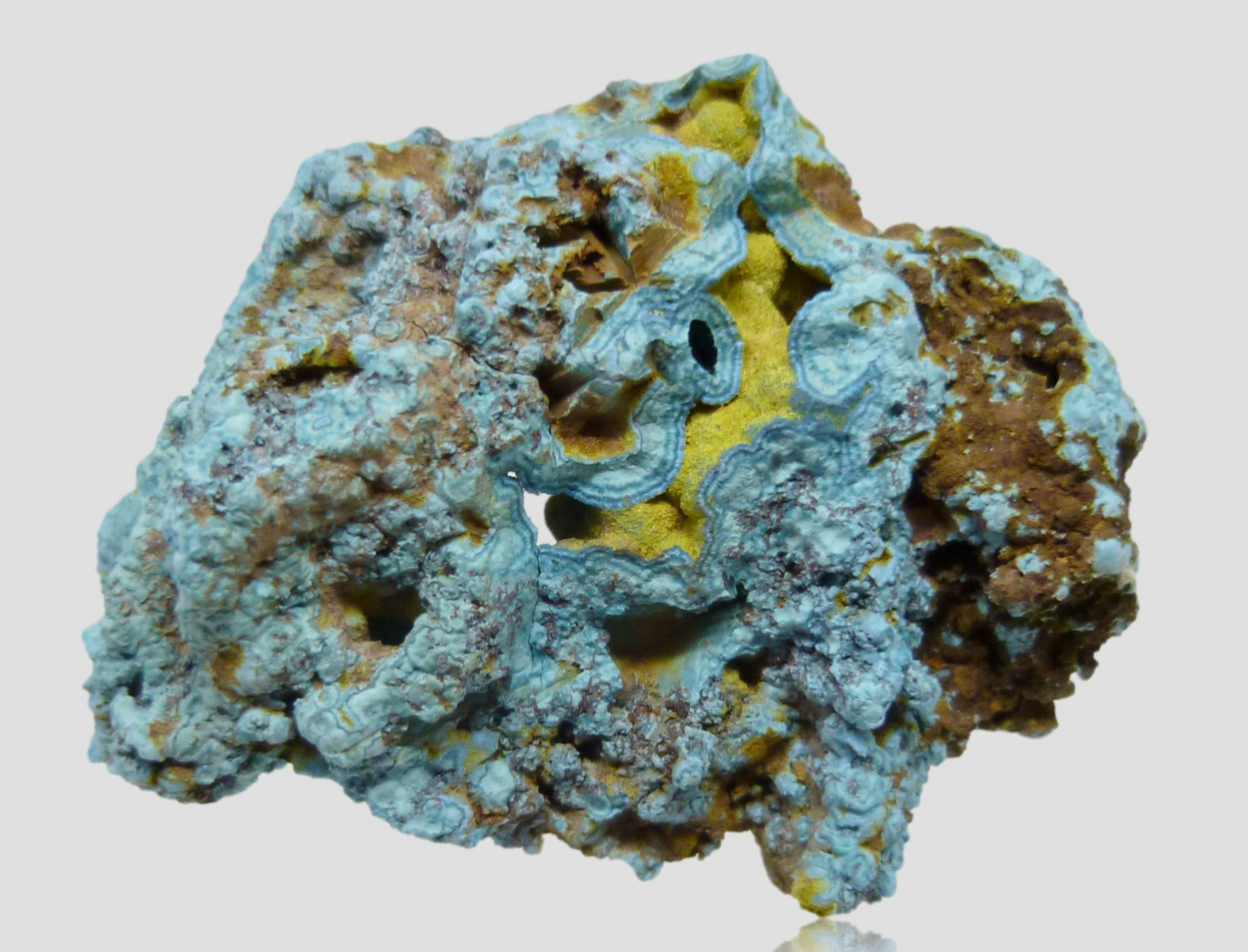 Mottramite & Chrysocolla