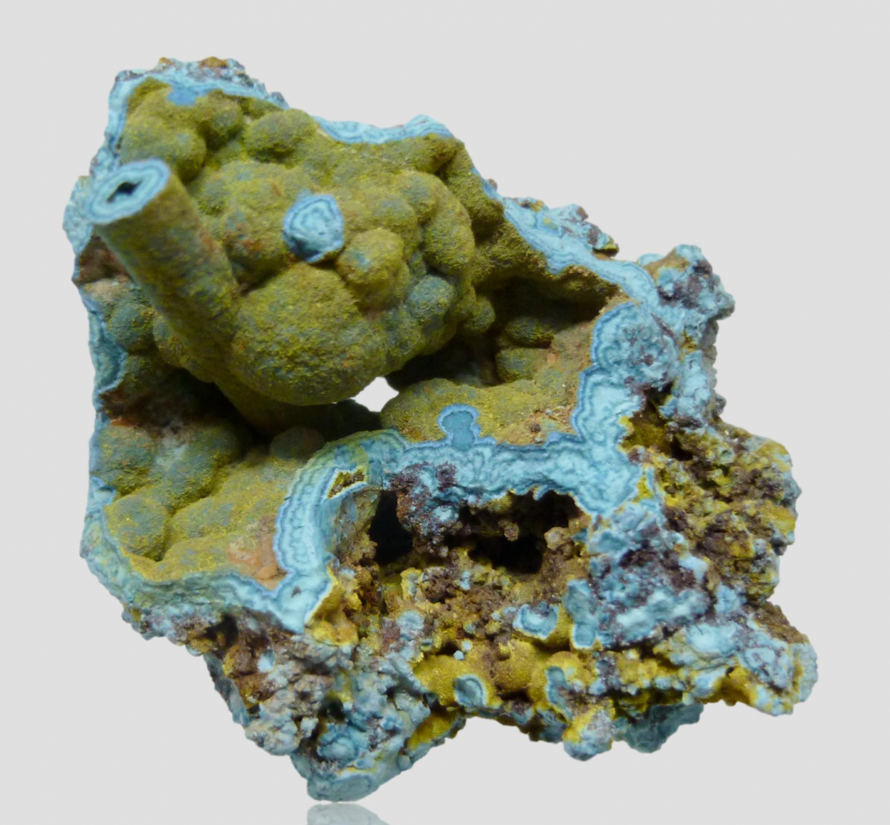 Mottramite & Chrysocolla