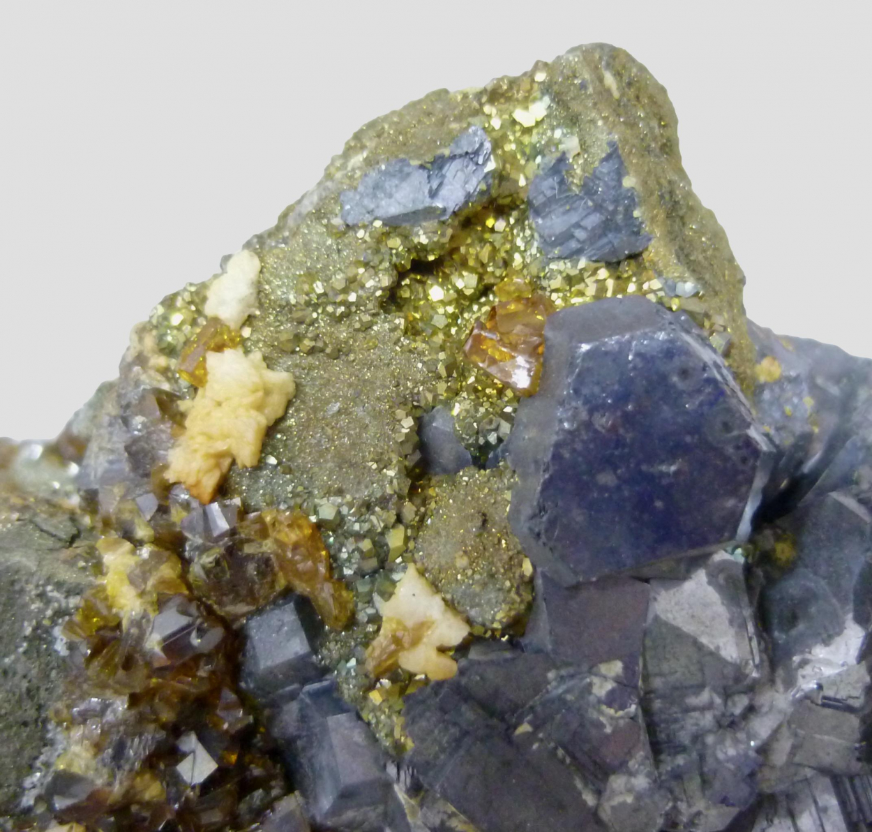 Galena Sphalerite & Pyrite