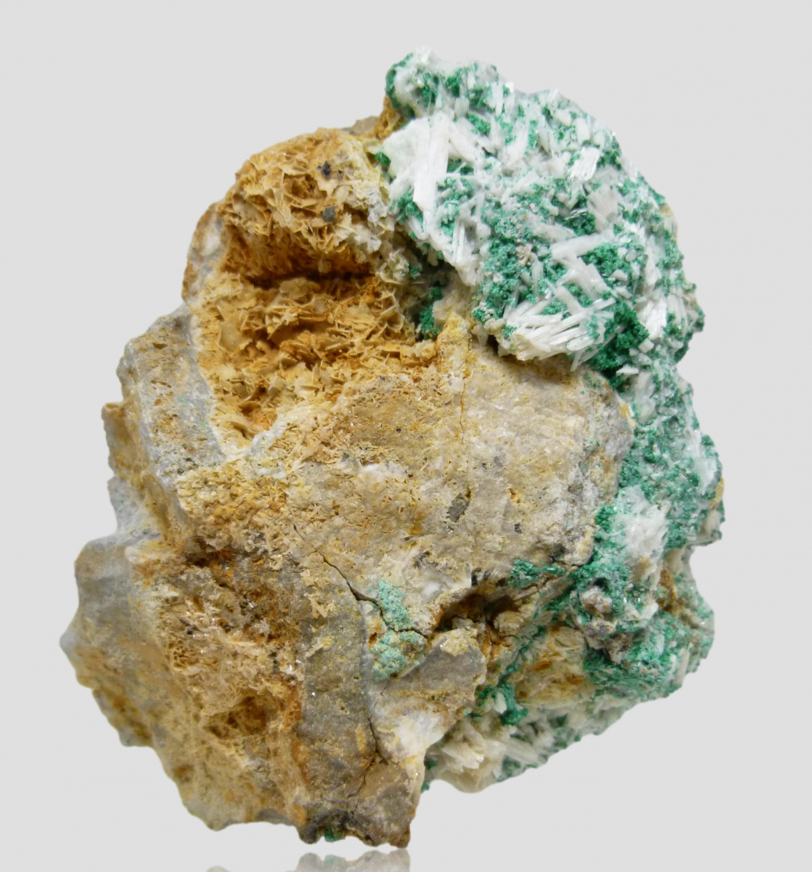 Cerussite & Malachite