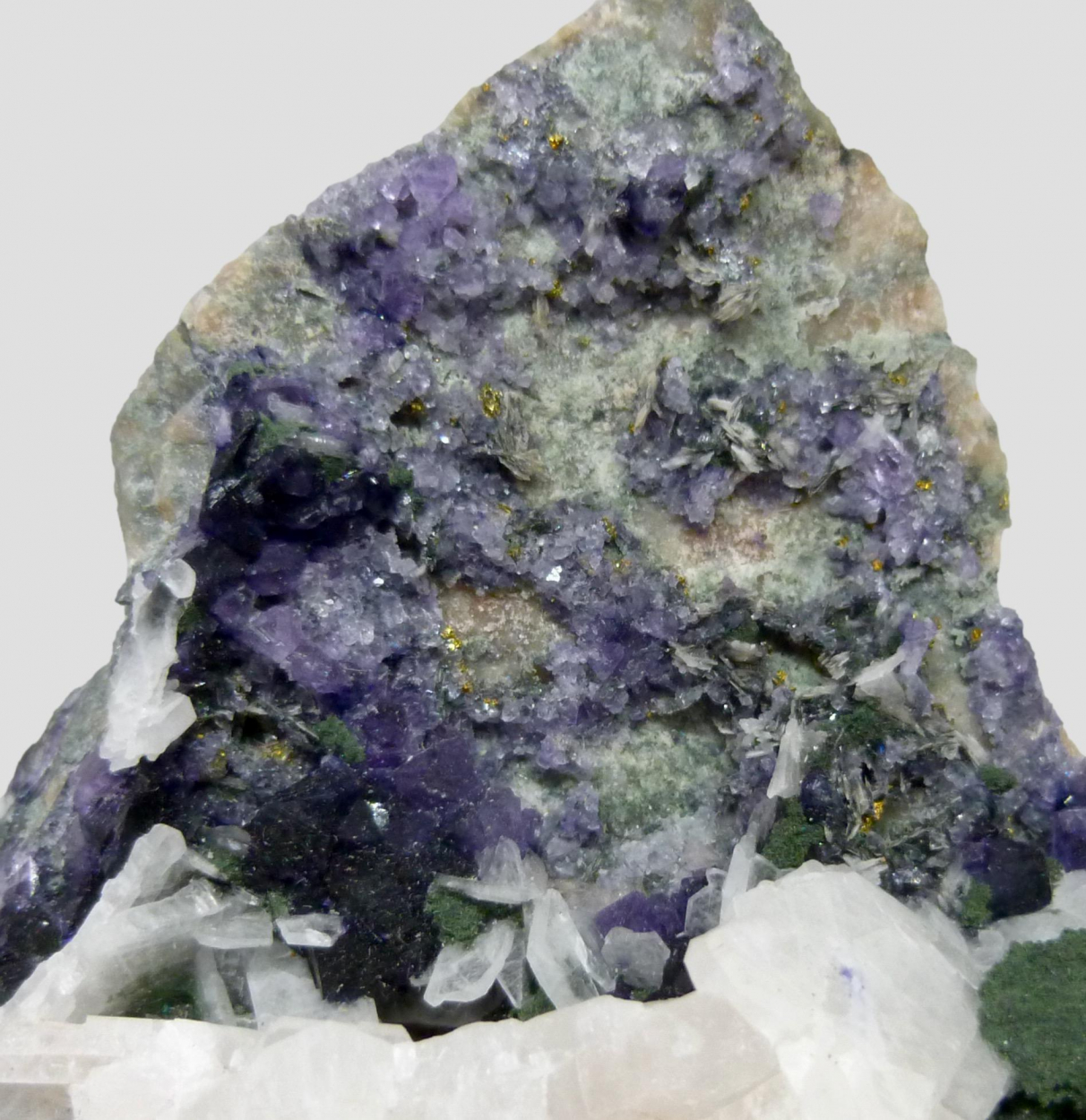 Fluorite Baryte & Chalcopyrite