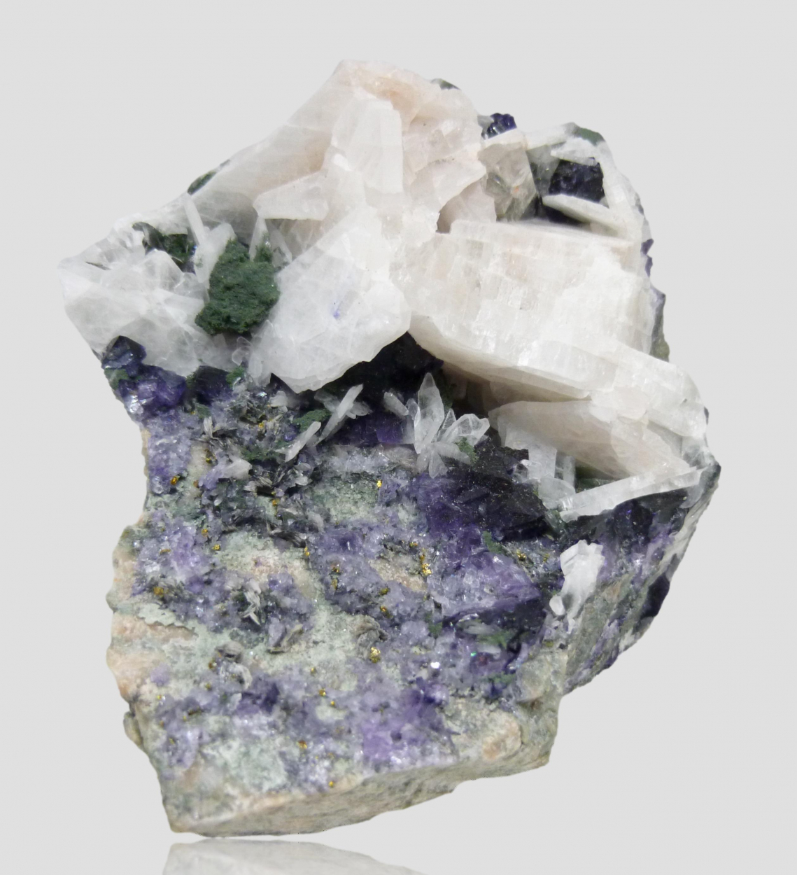 Fluorite Baryte & Chalcopyrite