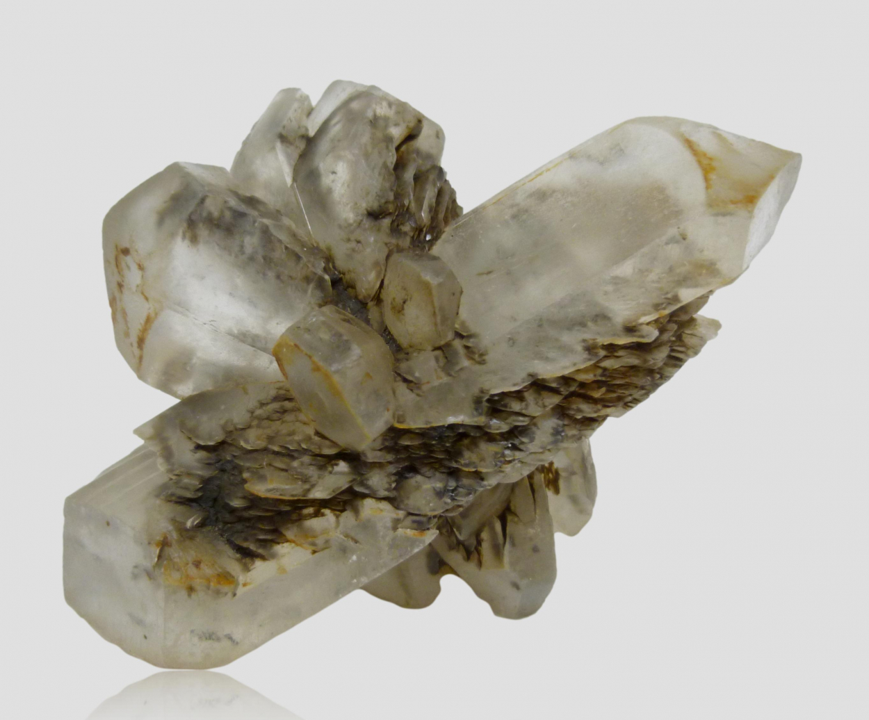 Selenite With Clay Inclusions