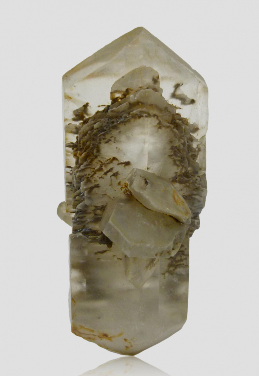 Selenite With Clay Inclusions