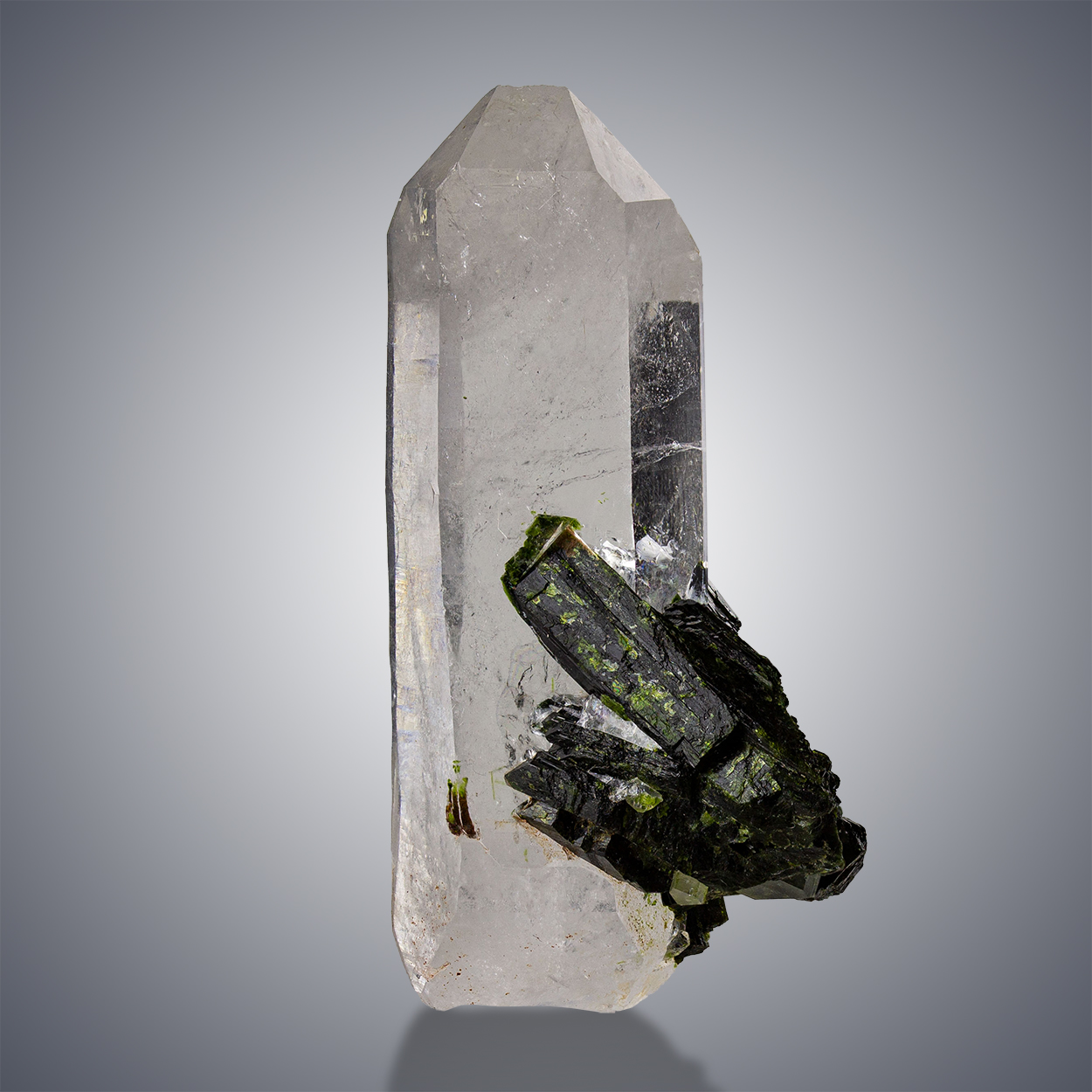 Rock Crystal & Epidote