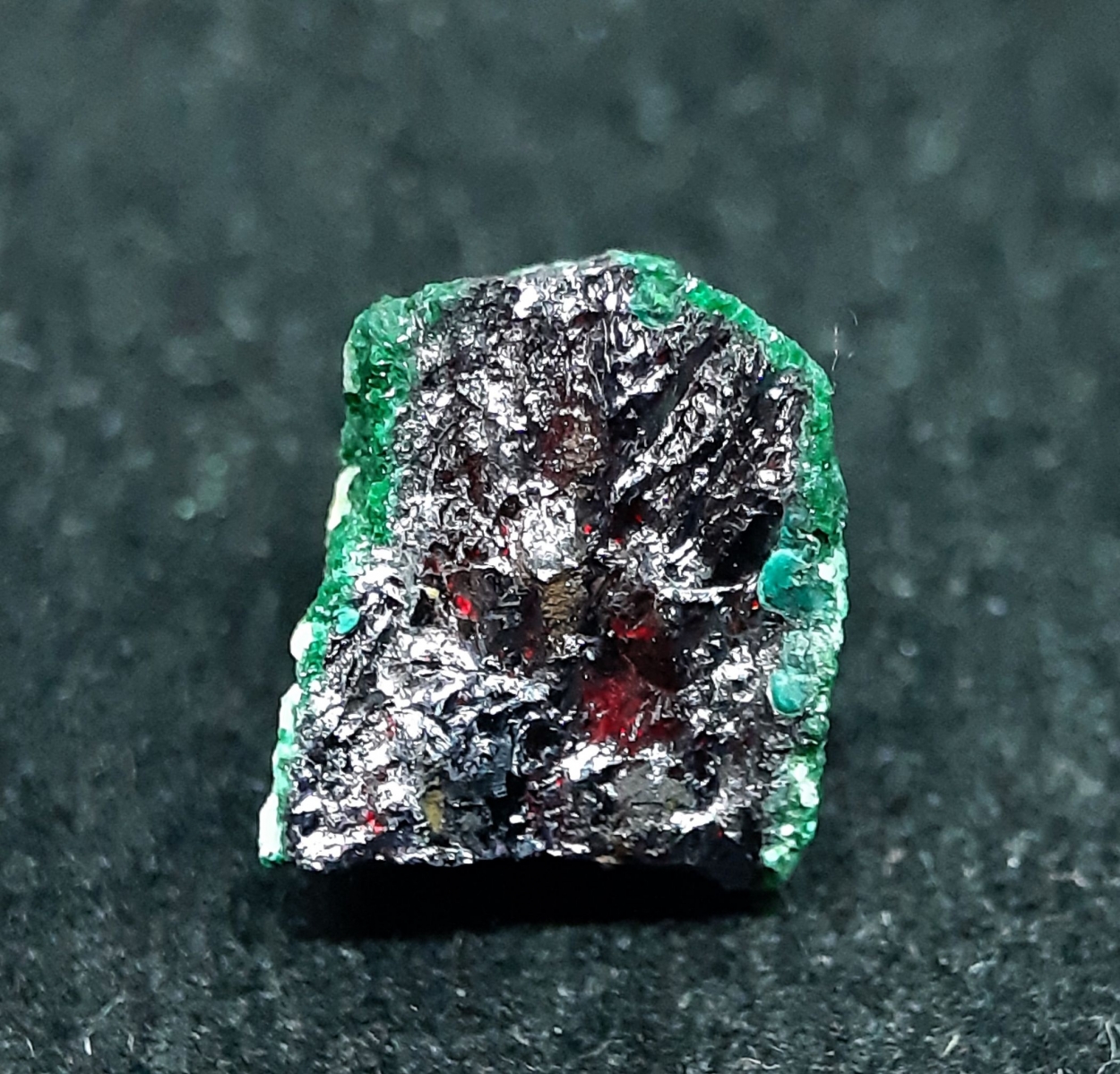 Kolymite Cuprite & Malachite