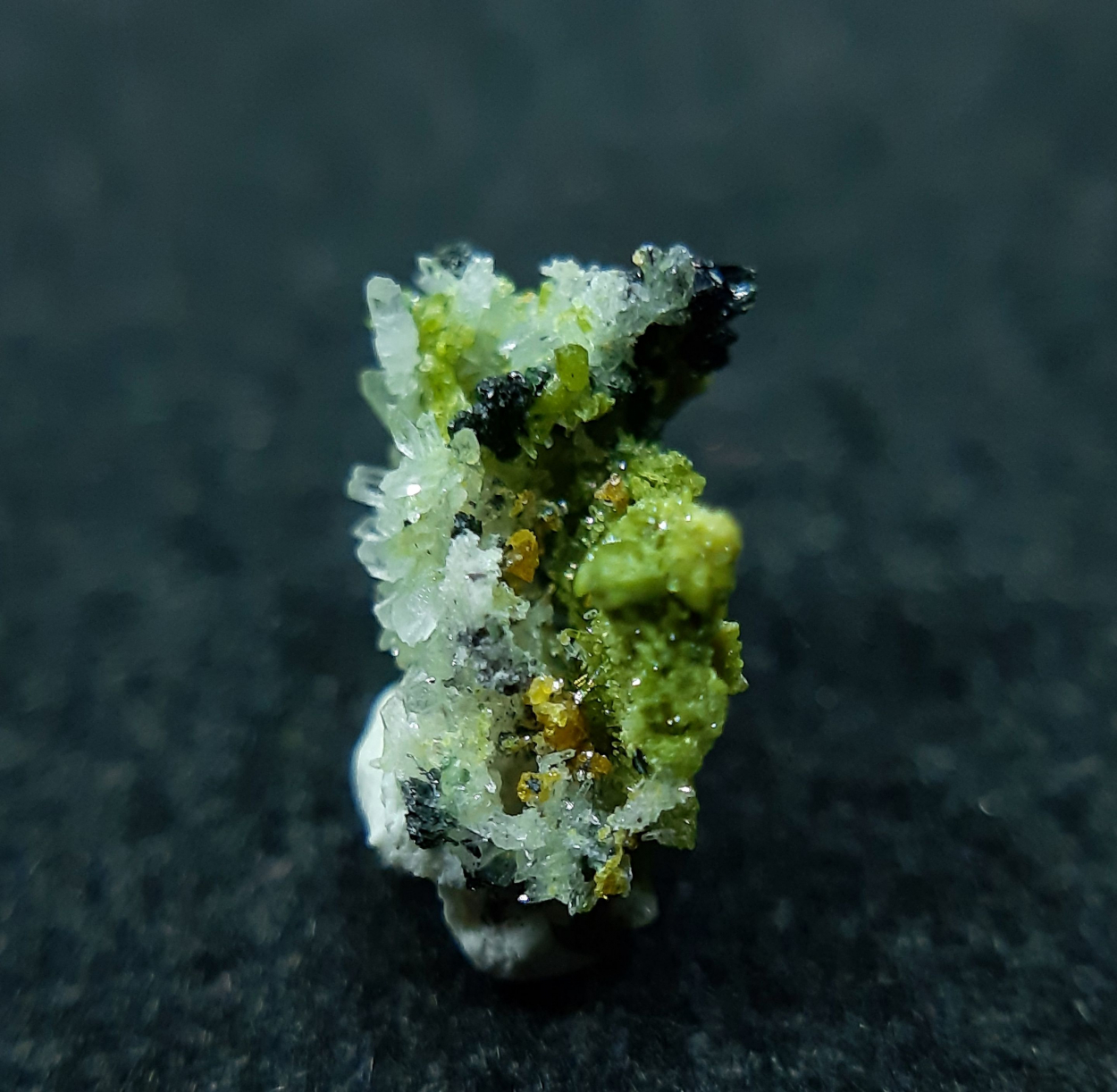 Epidote Andradite Hematite & Quartz