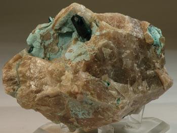 Dioptase Malachite Plancheite & Shattuckite