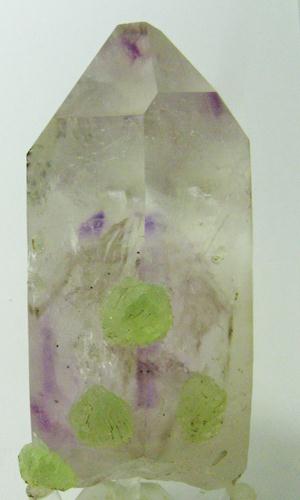 Amethyst With Prehnite