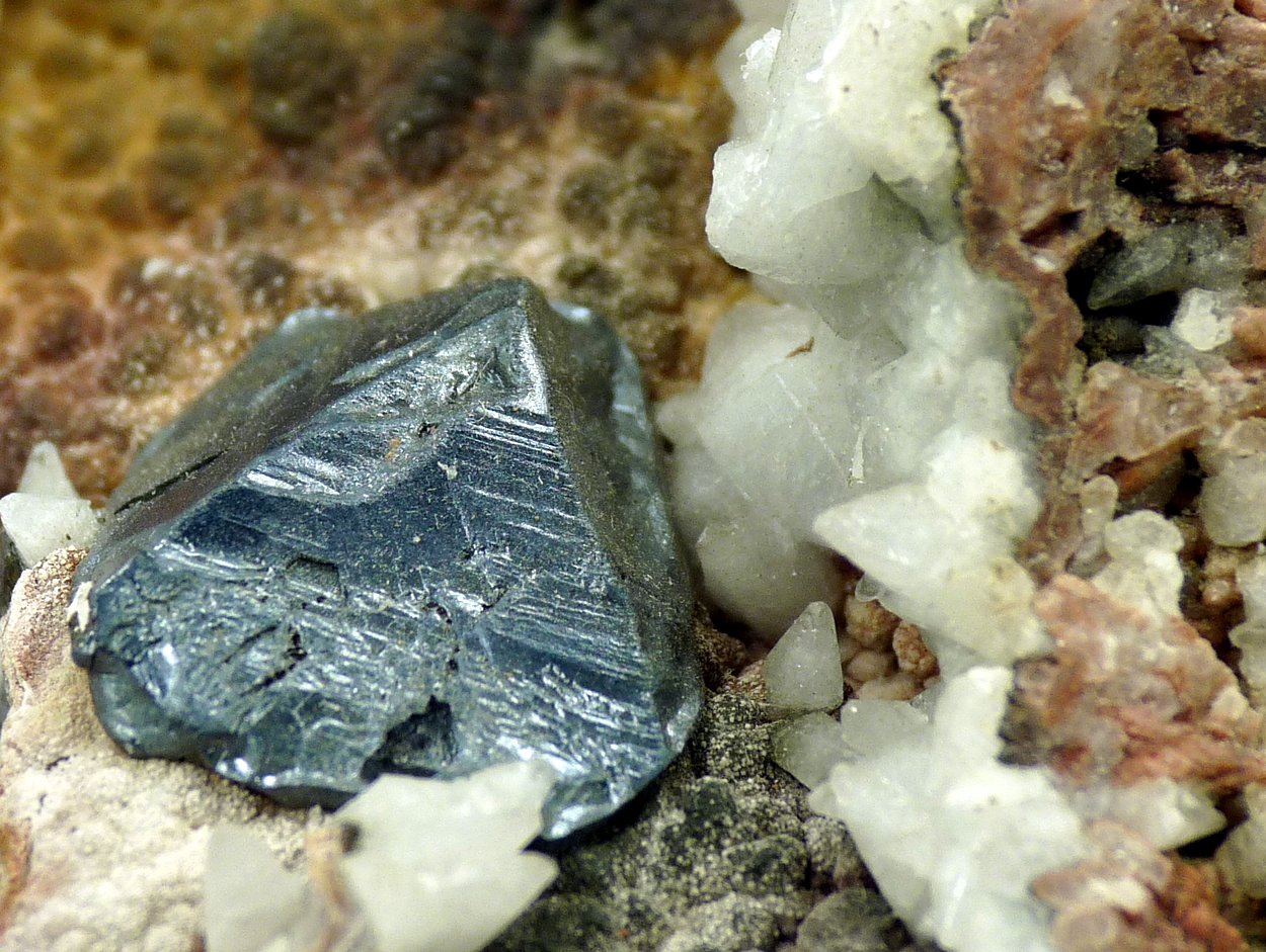 Dolomite With Cuprite