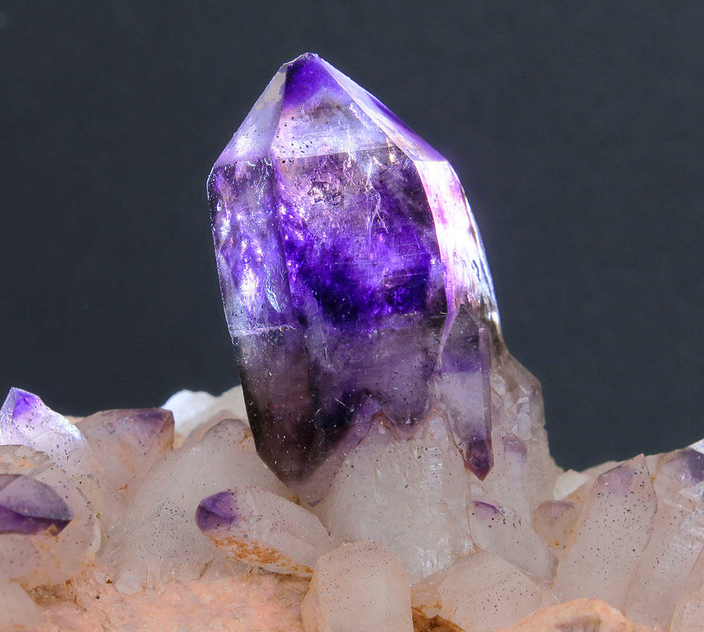 Amethyst Quartz & K Feldspar