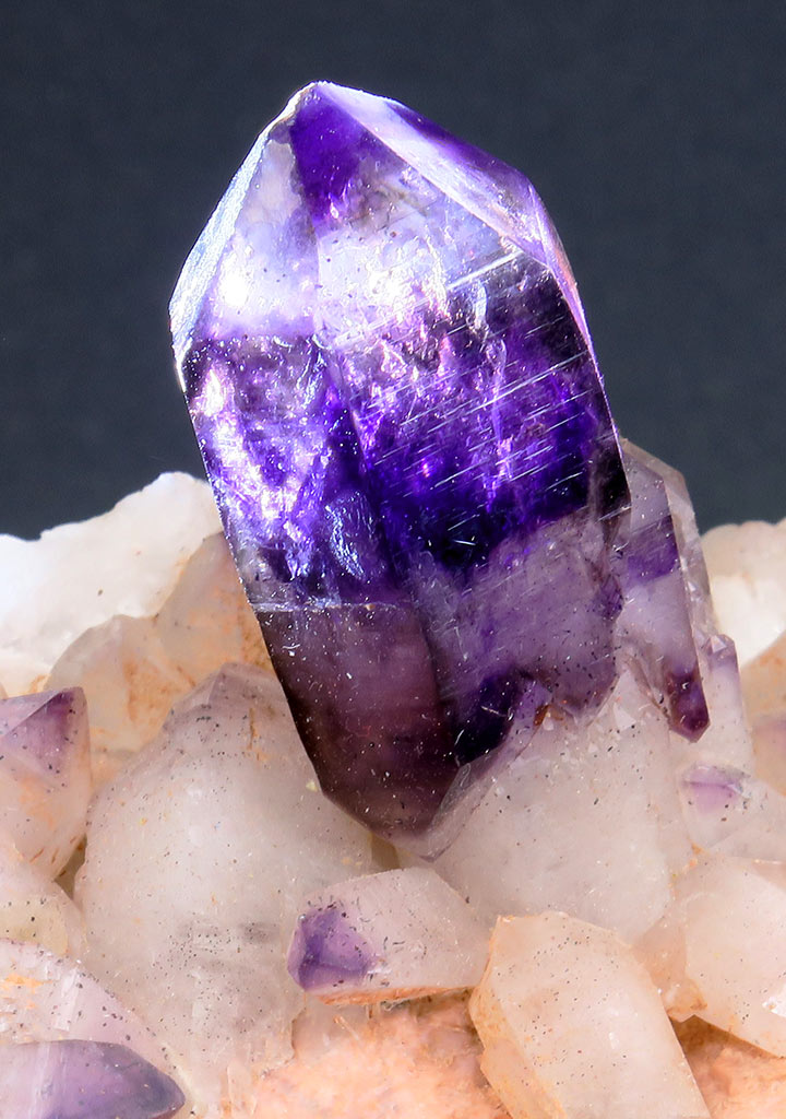 Amethyst Quartz & K Feldspar