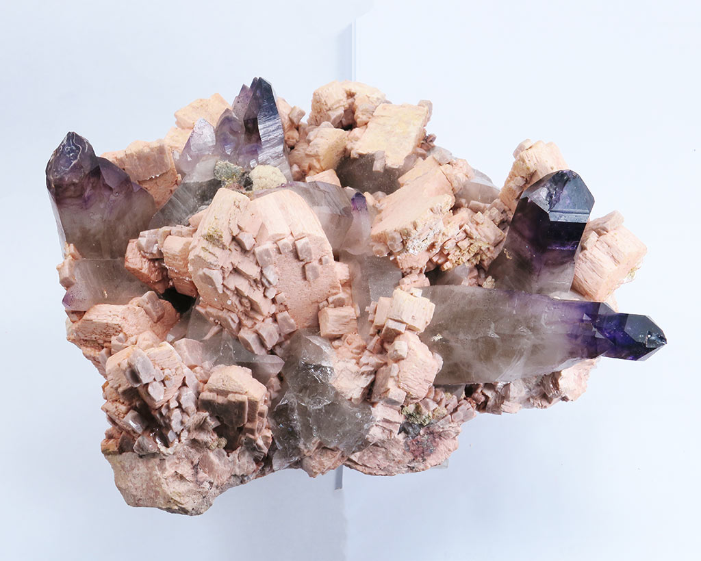 Amethyst Quartz & K Feldspar