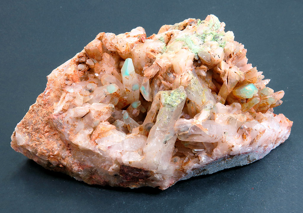 Ajoite In Quartz