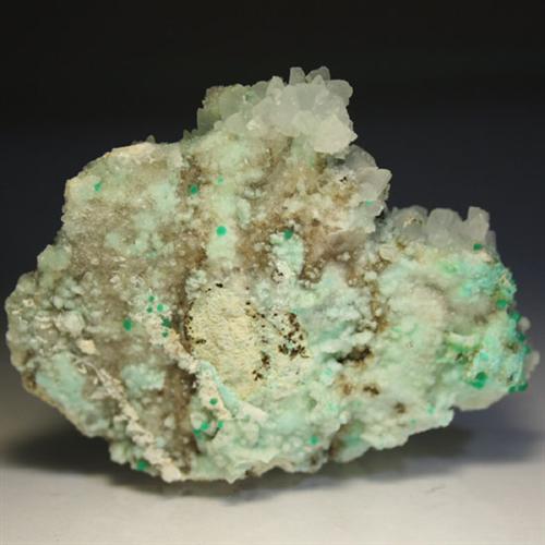 Cuprian Adamite & Cuprian Aragonite