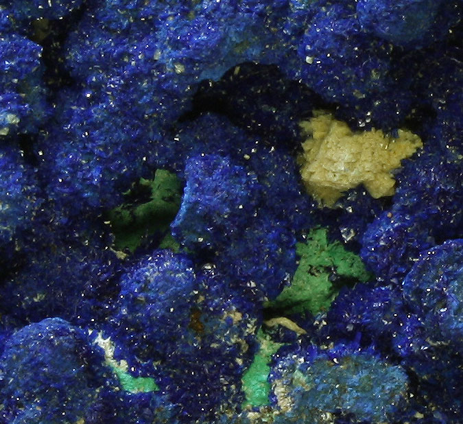 Azurite Conichalcite & Calcite