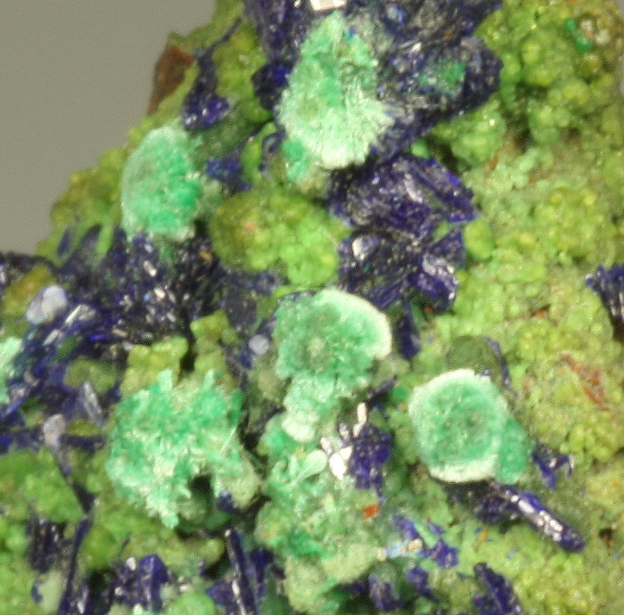 Quartz Azurite & Malachite