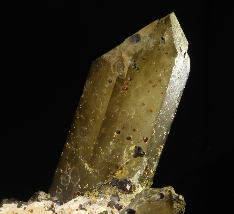 Smoky Quartz & Spessartine