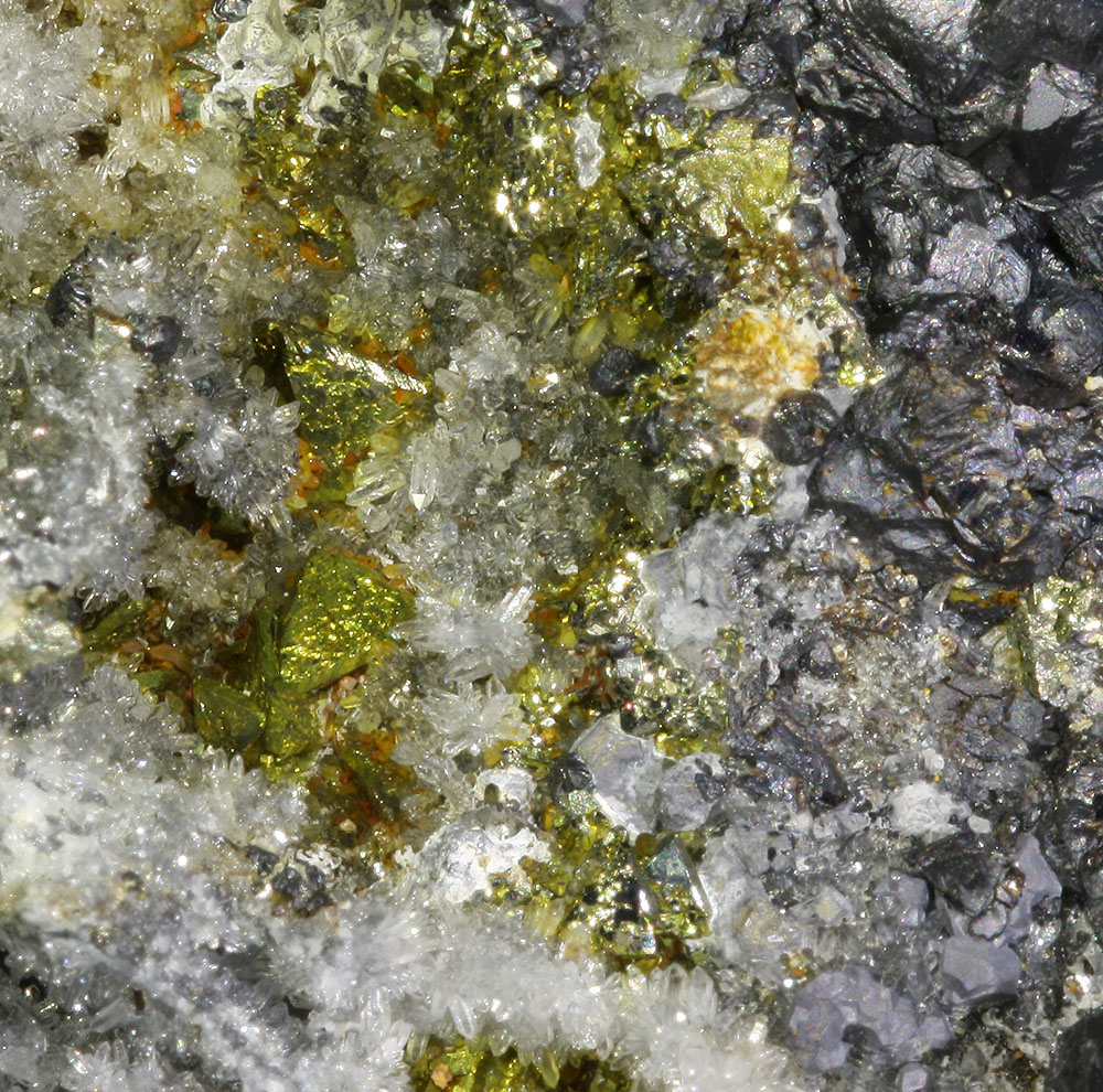 Pyrite Psm Chalcopyrite & Sphalerite