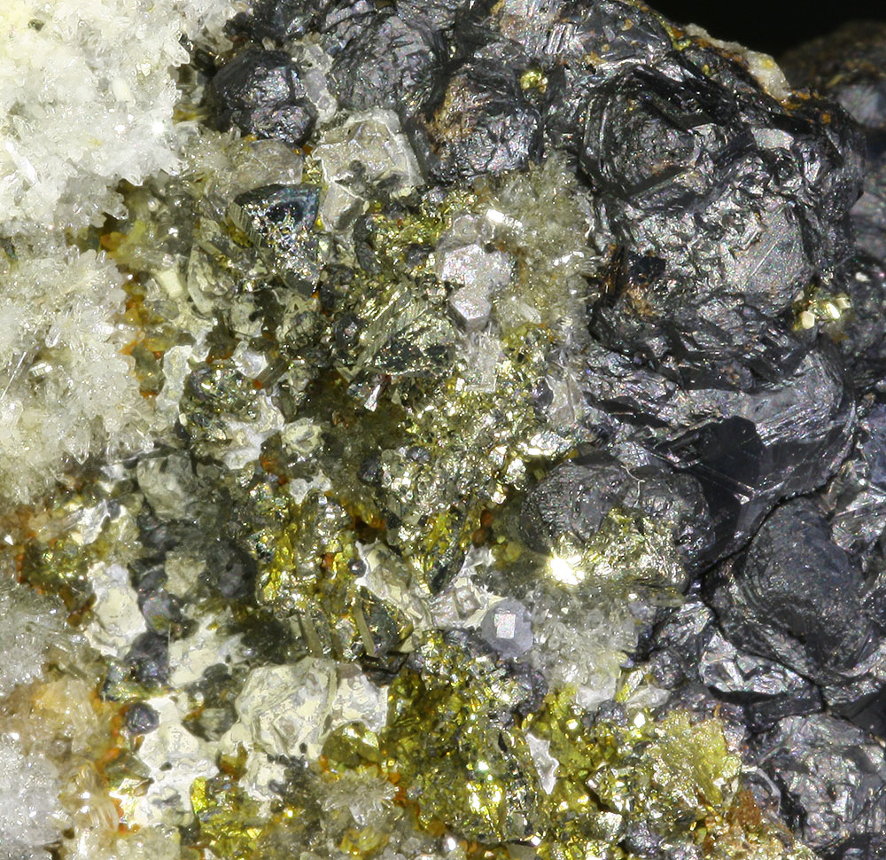 Pyrite Psm Chalcopyrite & Sphalerite