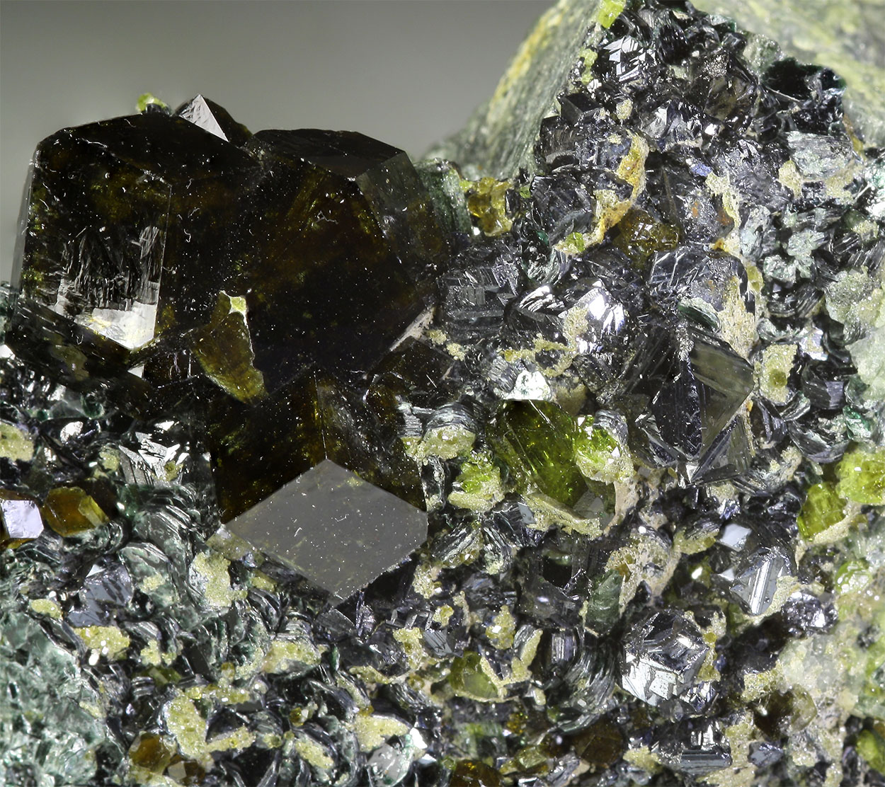 Andradite Magnetite Epidote & Diopside