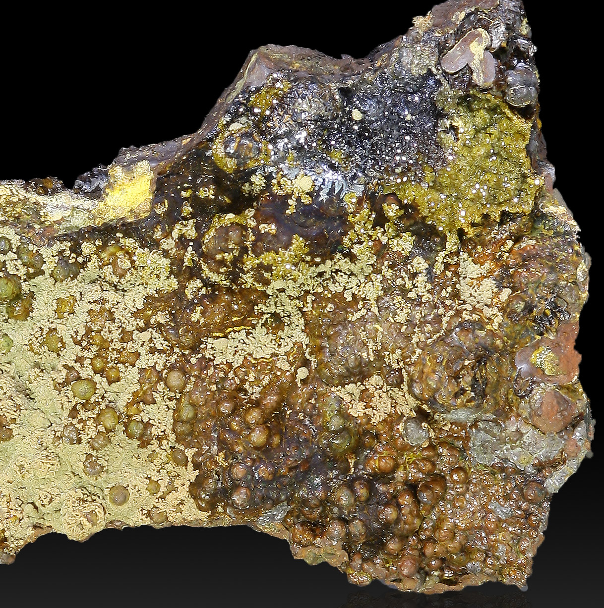 Natropharmacosiderite & Arseniosiderite